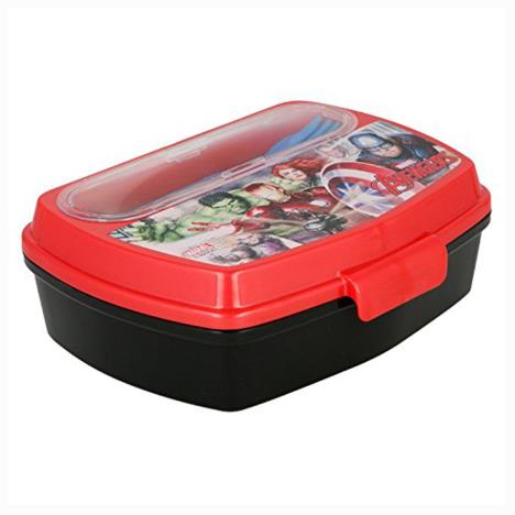 Marvel Avengers Lunch Box With Cutlery Extra Image 2